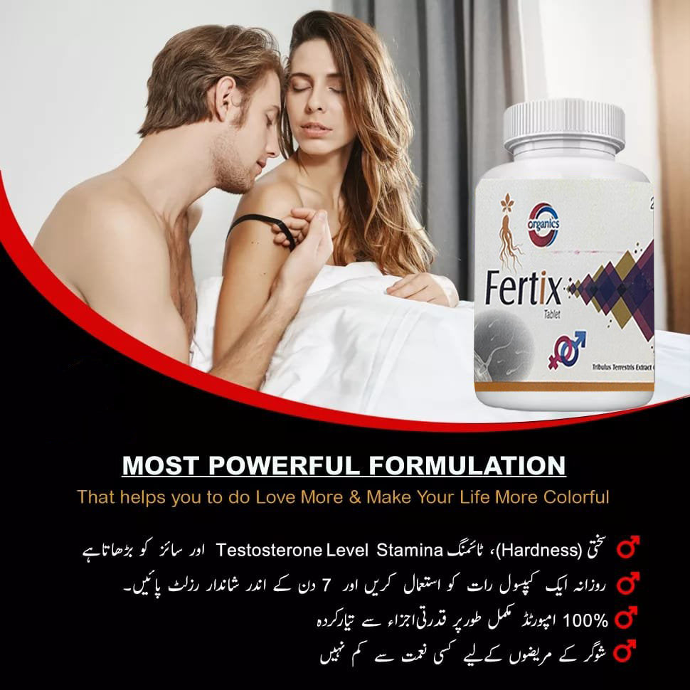 FERTIX - BOOSTER XL WORLD NO#1 MEN POWER CAPSULES - 100% Herbal - PCSIR Certified